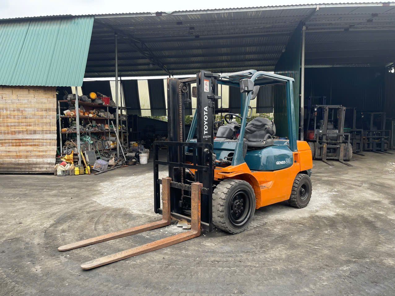 Xe nâng dầu bãi Nhật TOYOTA 7FD30